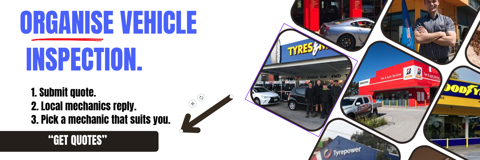 Organise a vehicle inspection? 